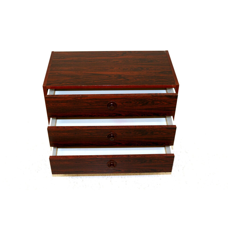 Vintage rosewood chest of drawers, Sweden 1960