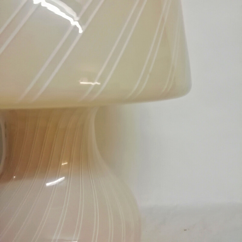Lampada da tavolo in vetro di Murano vintage 1970