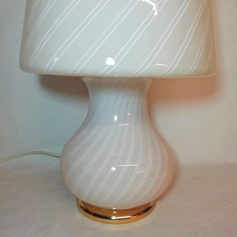 Lampada da tavolo in vetro di Murano vintage 1970