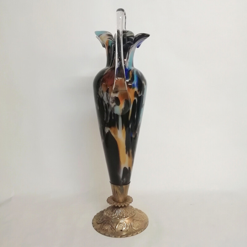 Vintage Murano glass amphora 1970