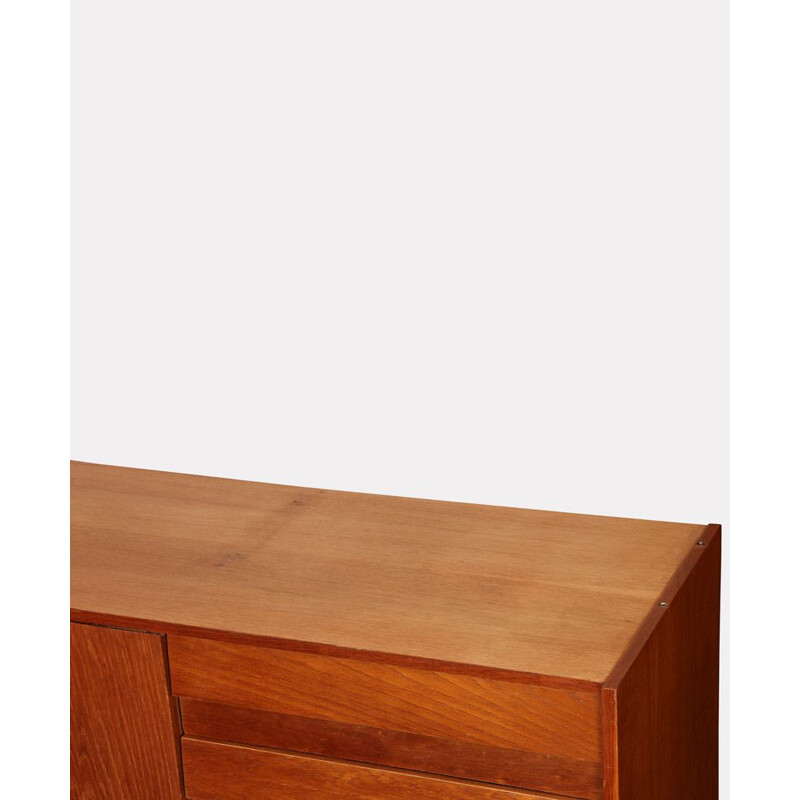 Vinage oak sideboard by Jiri Jiroutek for Interier Praha 1960s