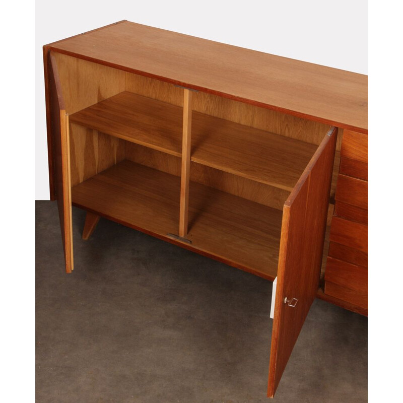 Vinage oak sideboard by Jiri Jiroutek for Interier Praha 1960s