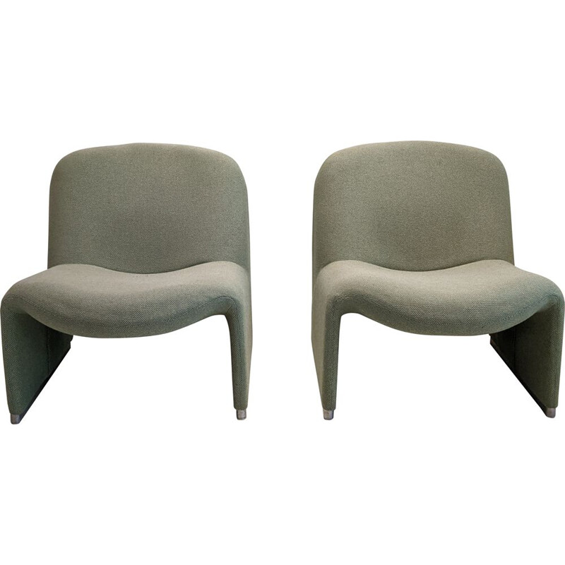 Pair of vintage Alky armchairs by Giancarlo Piretti