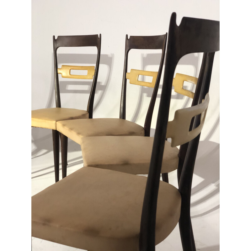 Set of 6 vintage chairs Italian