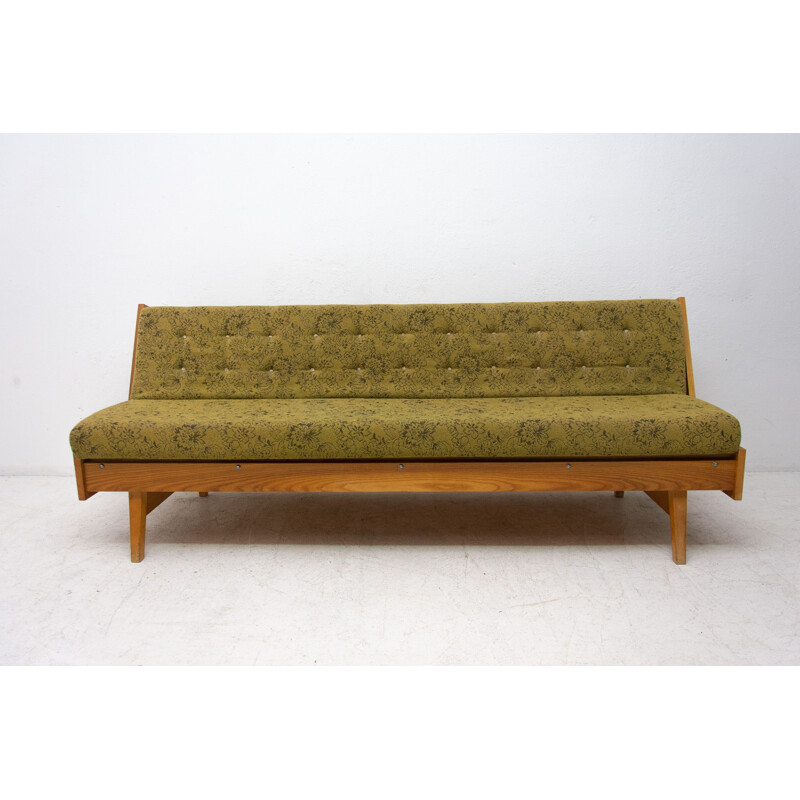 Mid century folding sofabed Czechoslovakia 1960s