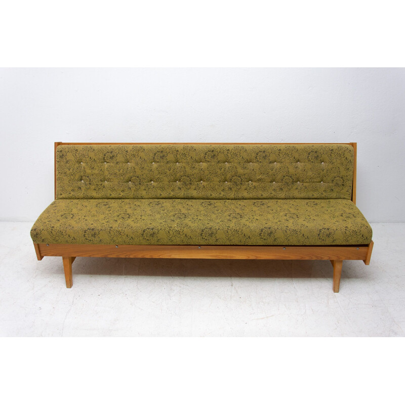 Mid century folding sofabed Czechoslovakia 1960s