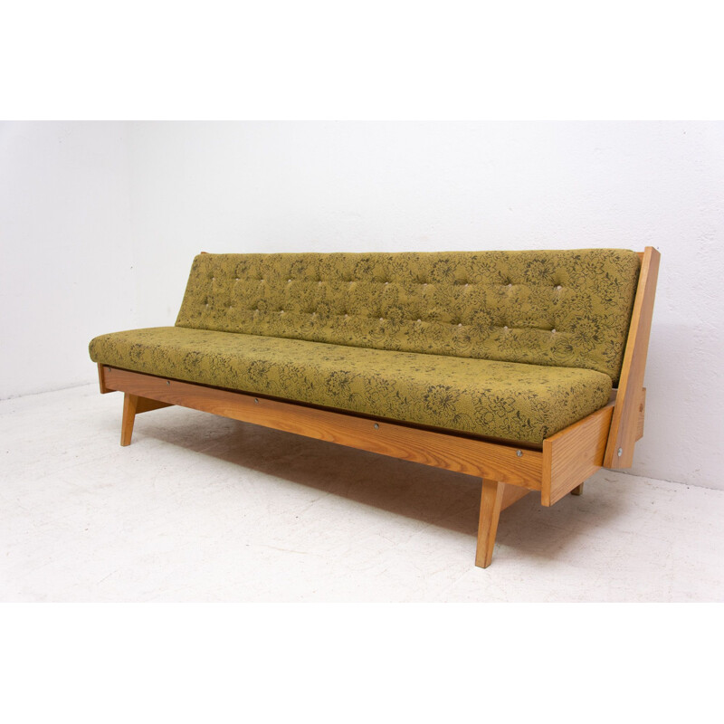 Mid century folding sofabed Czechoslovakia 1960s