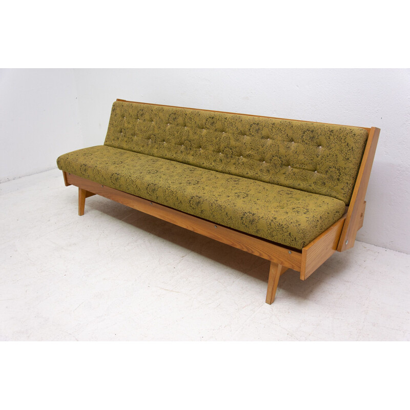 Mid century folding sofabed Czechoslovakia 1960s