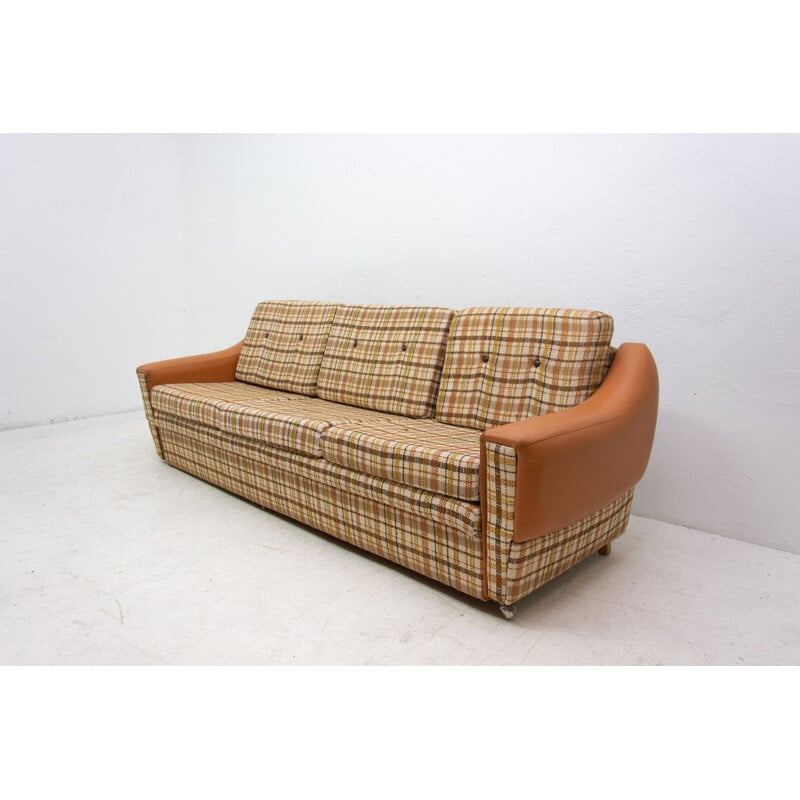 Vintage Eastern bloc sofa  by Jitona Czechoslovakia 1980s