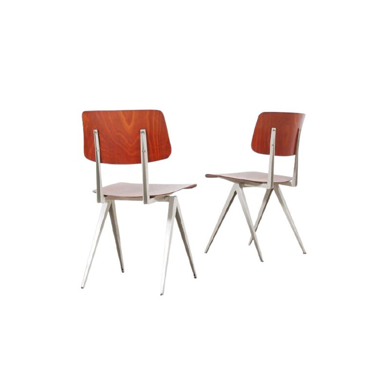 Vintage S16 chairs by Galvanitas Dutch 1960s