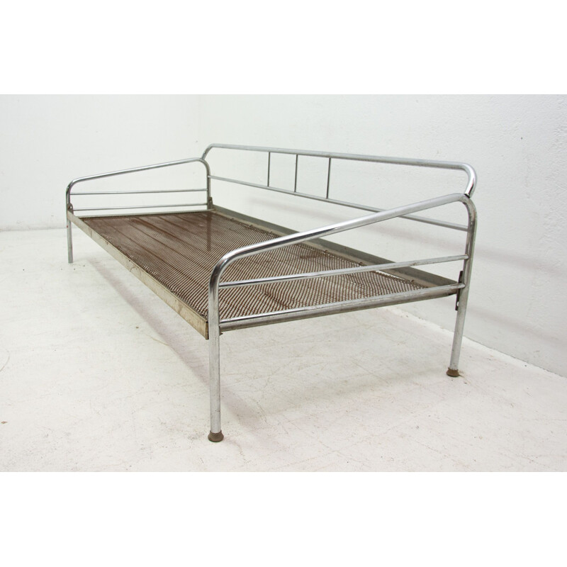 Divano vintage Bauhaus cromato Bohemien 1930