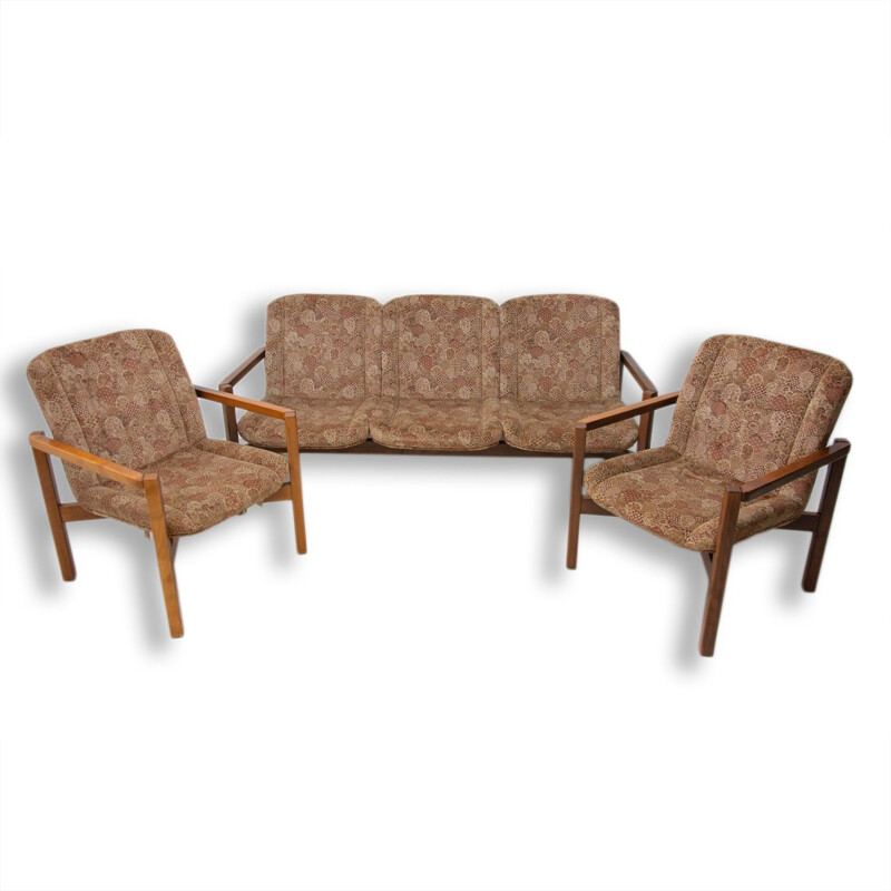 Vintage seating group Czechoslovak 1980s