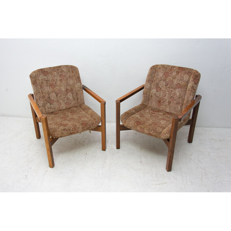 Vintage seating group Czechoslovak 1980s