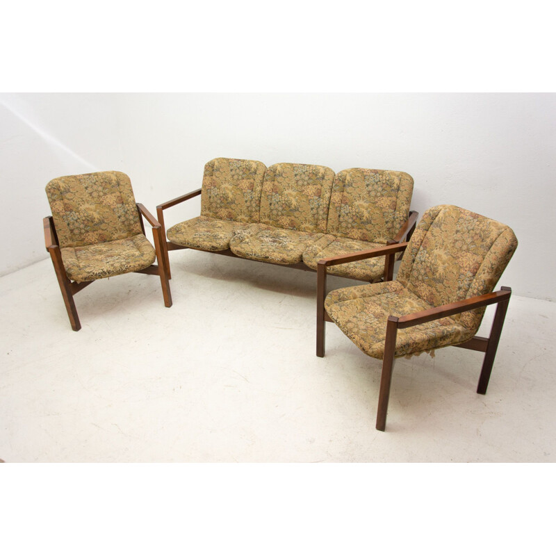 Vintage seating group Czechoslovak 1980s