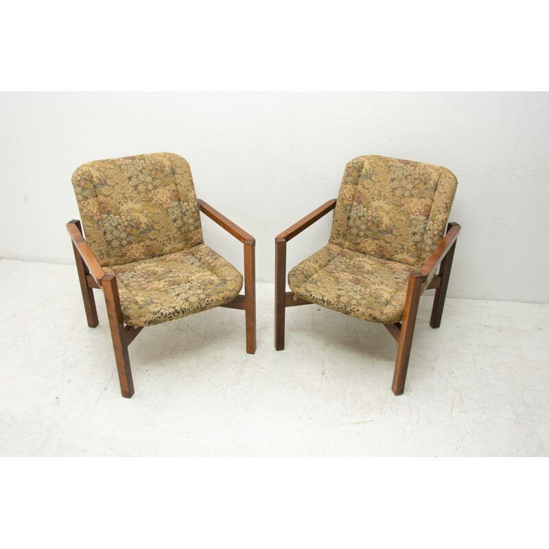 Vintage seating group Czechoslovak 1980s