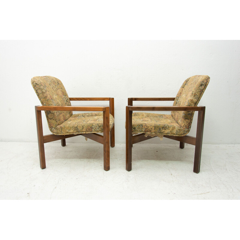 Vintage seating group Czechoslovak 1980s