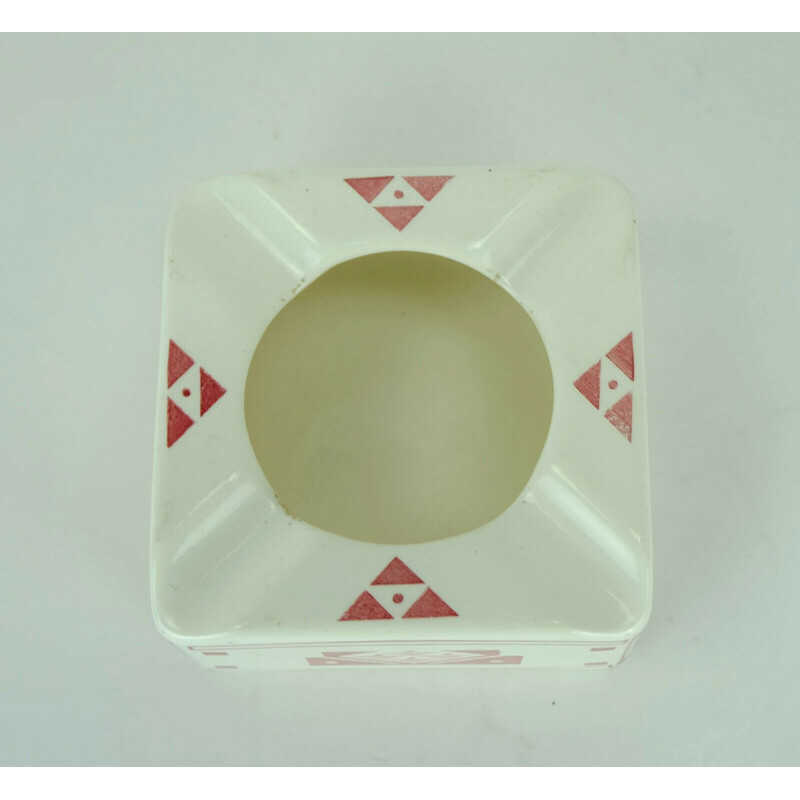 Vintage waechtersbach art nouveau Ashtray geometric decor 1900s