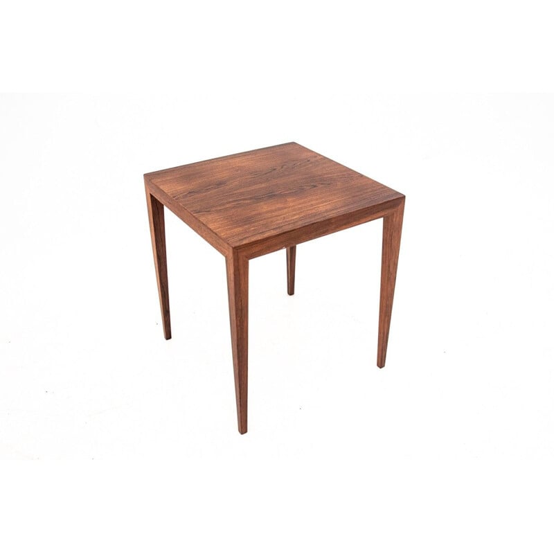 Scandinavian vintage coffee table in rosewood, 1970