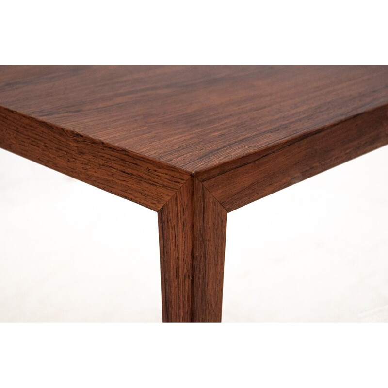 Scandinavian vintage coffee table in rosewood, 1970