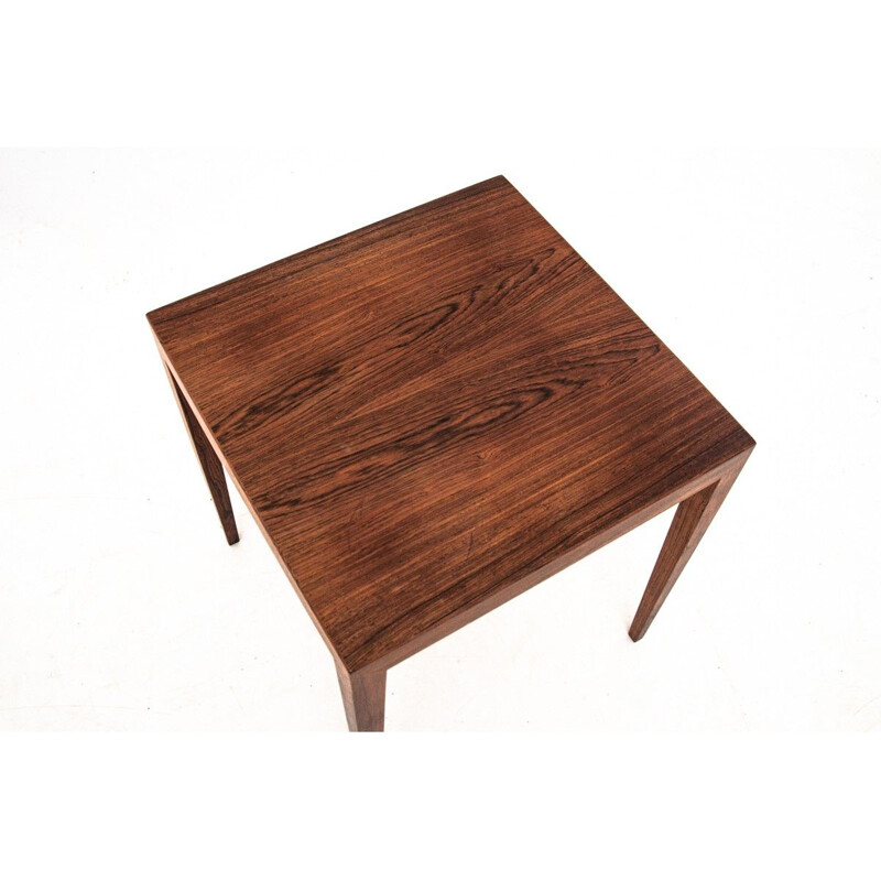 Scandinavian vintage coffee table in rosewood, 1970