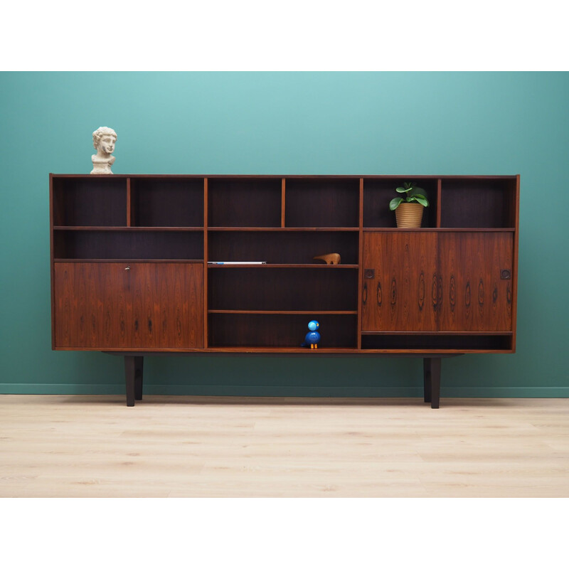 Vintage Rosewood highboard Farsø Mobelfabrik Denmark 1970s