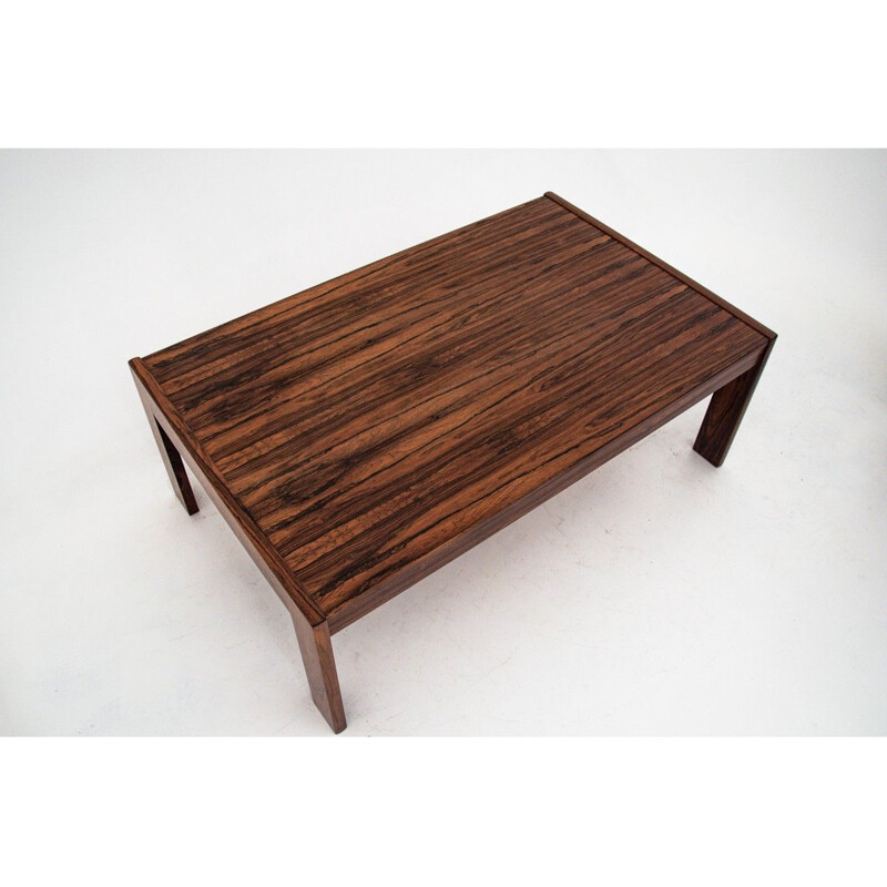 Vintage rosewood coffee table, Denmark 1960