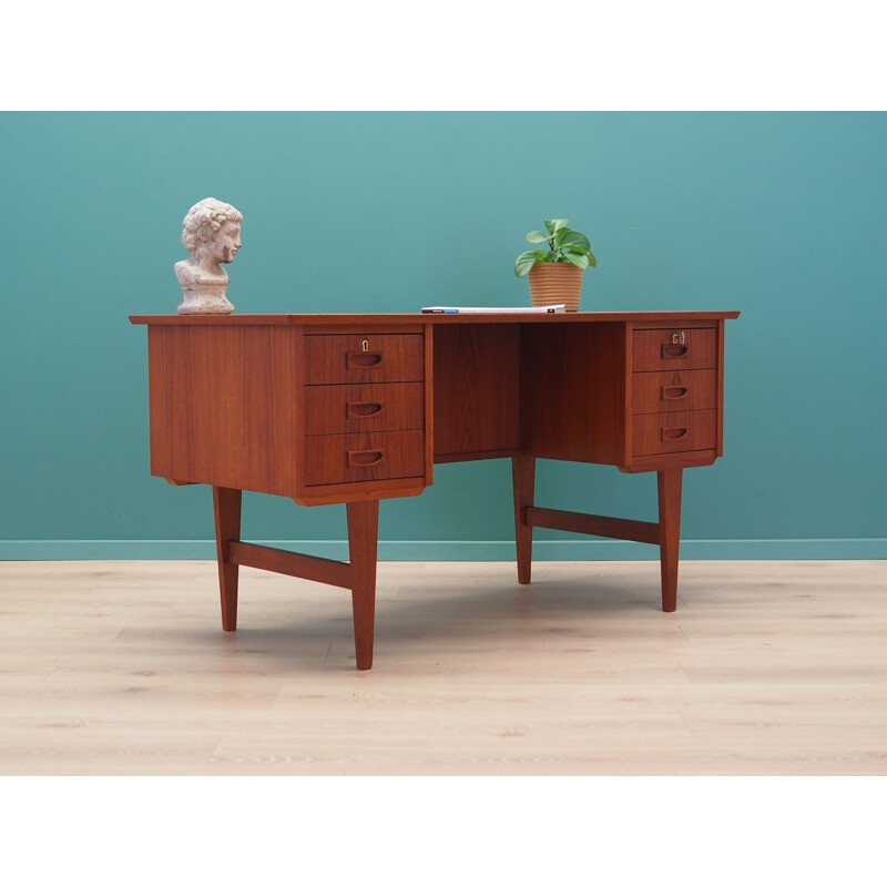 Vintage Teak desk Denmark 1970s