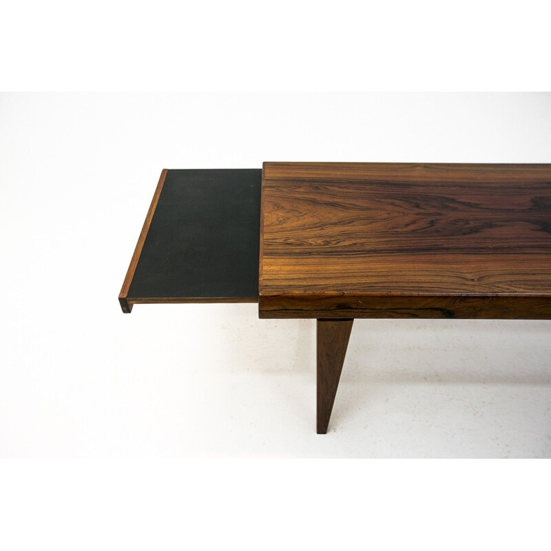 Vintage Extendable rosewood Coffee table Scandinavia 1960s