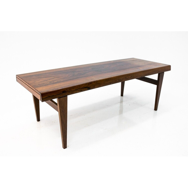 Vintage Extendable rosewood Coffee table Scandinavia 1960s