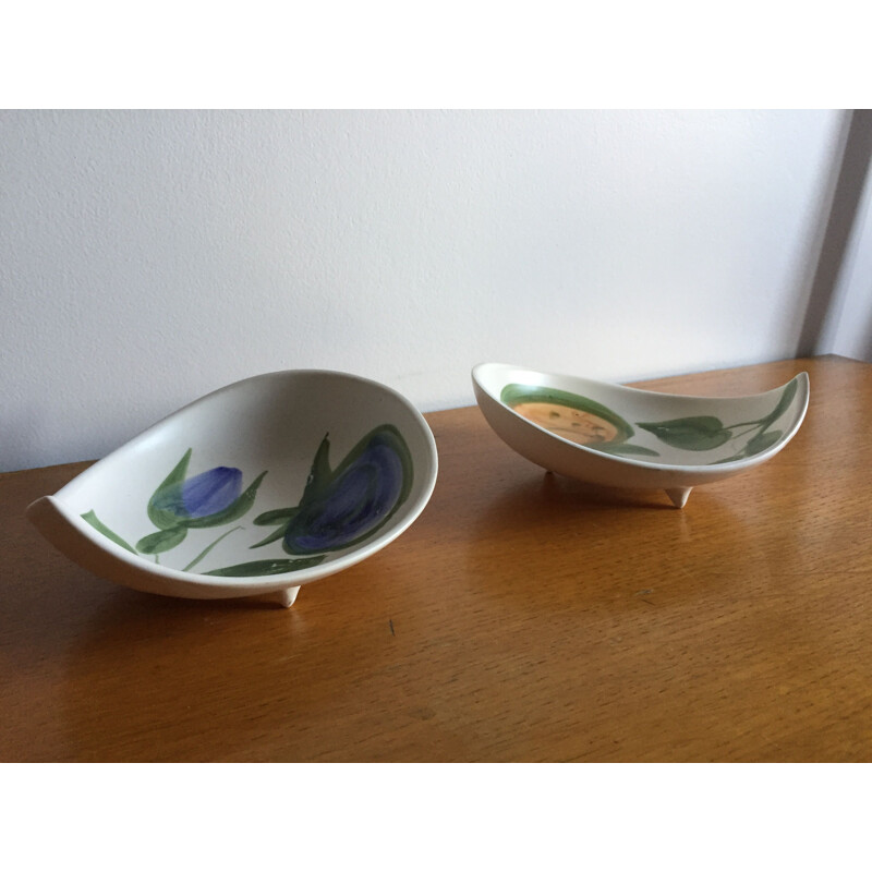 Pair of vintage ceramic bowls 1960s