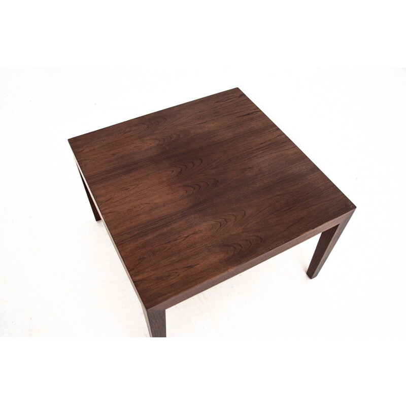 Scandinavian vintage coffee table in rosewood, 1970