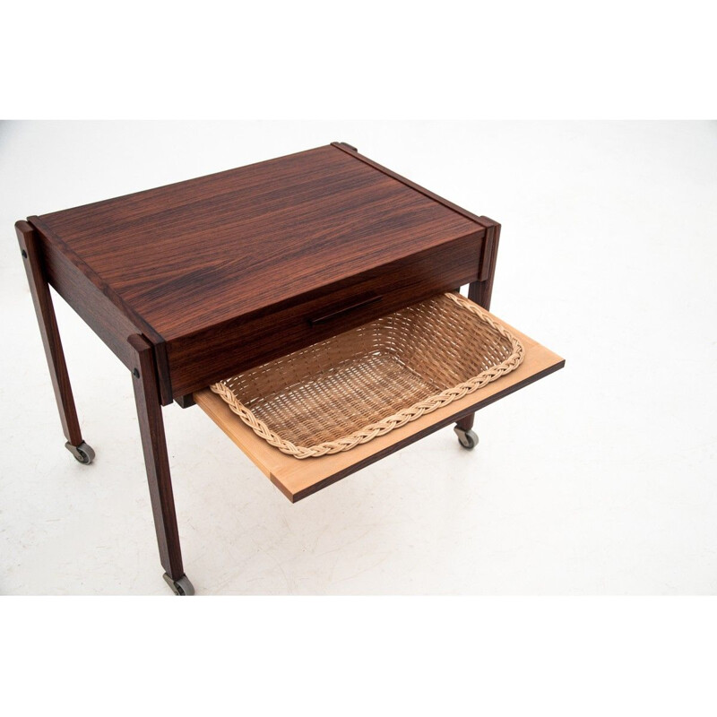 Vintage Trolley thread table Denmark 1970s