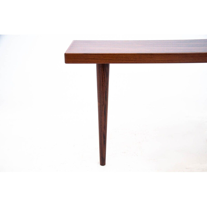 Scandinavian vintage coffee table in rosewood, 1960