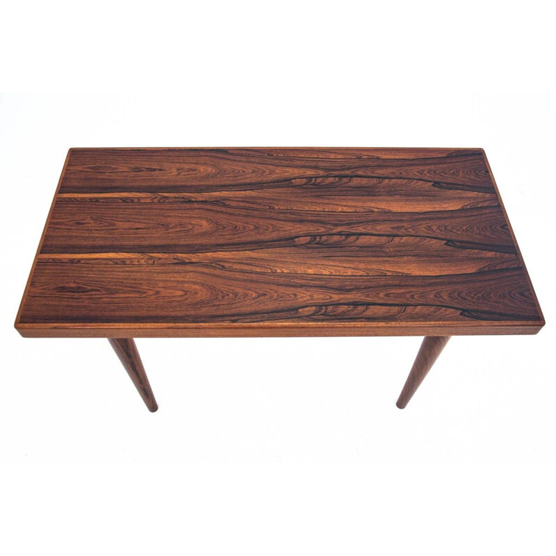 Scandinavian vintage coffee table in rosewood, 1960