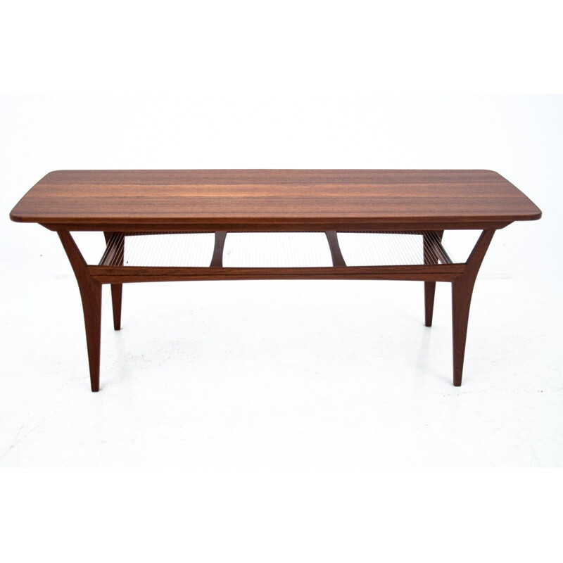 Vintage teak coffee table Danish 1960s