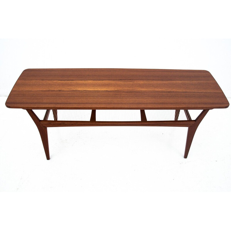 Vintage teak coffee table Danish 1960s