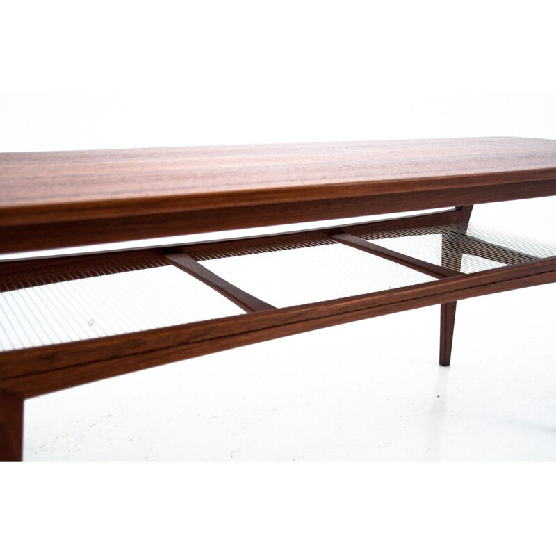 Vintage teak coffee table Danish 1960s