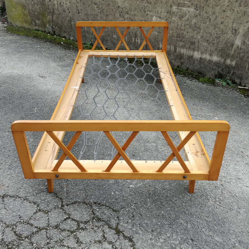 Vintage resting bed French 1950s