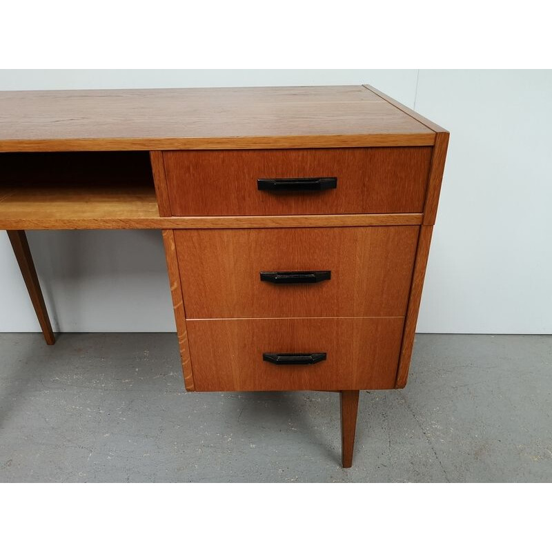 Vintage oak rectangular desk