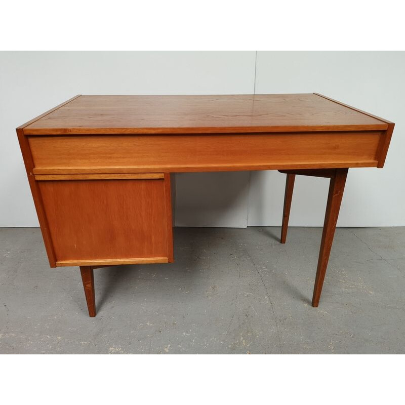 Vintage oak rectangular desk