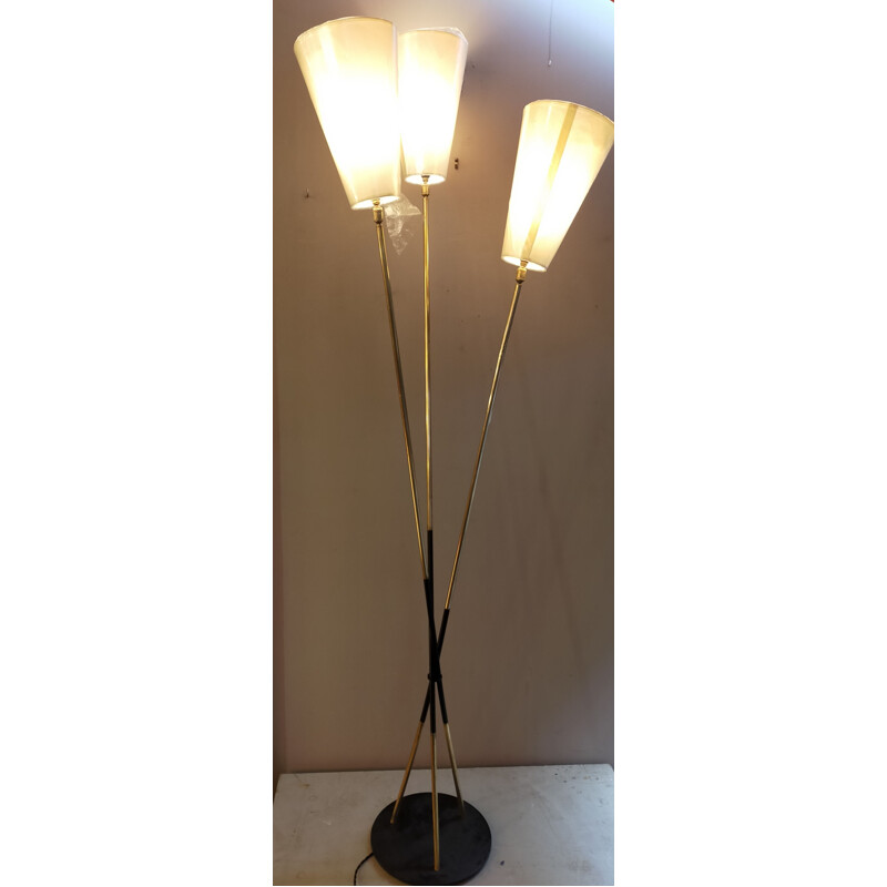 Lampadaire vintage Arlus 1960