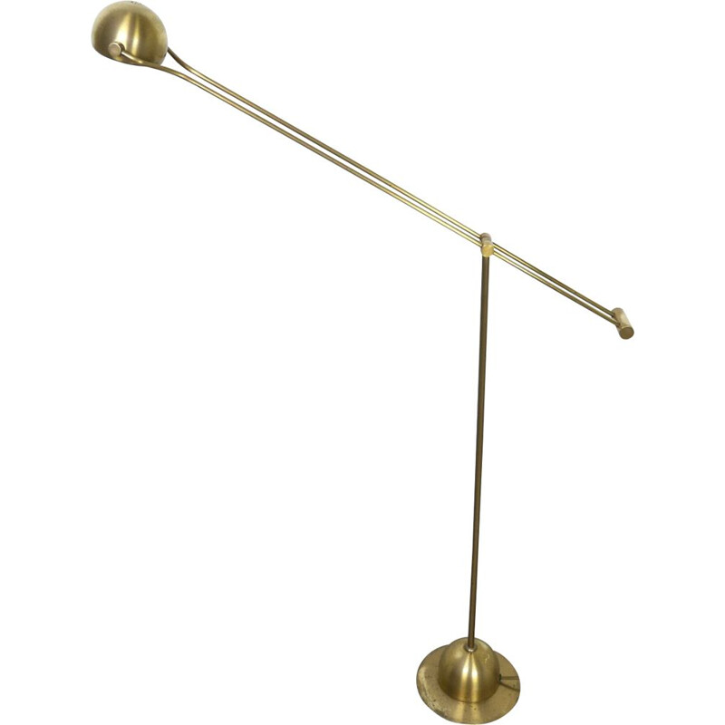 Vintage Adjustable Floor Lamp from Hustadt Leuchten Germany 1970s