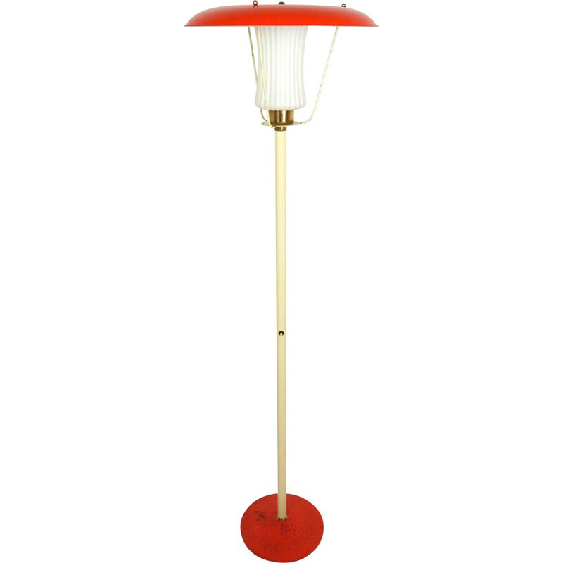 Lampada da terra a fungo vintage Germania 1950