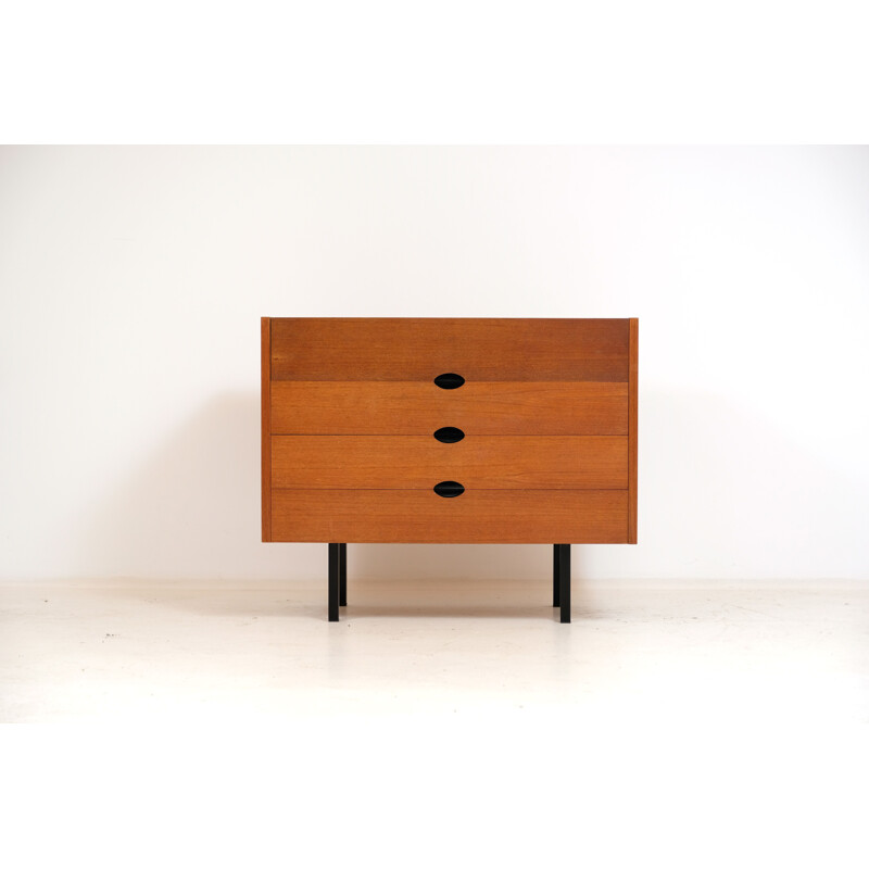 Vintage teak dressing table by J.A. Motte 1960s