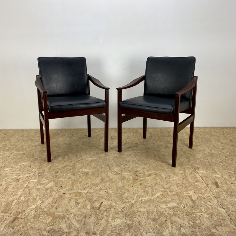 Pair of vintage teak Chairs 1950s