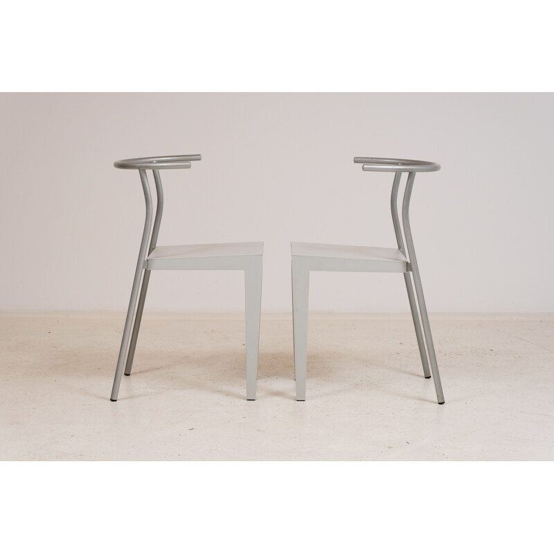 Par de sillas vintage Dr Glob Kartell P. Starck 1980