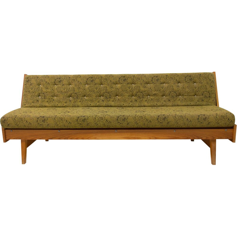 Mid century folding sofabed Czechoslovakia 1960s