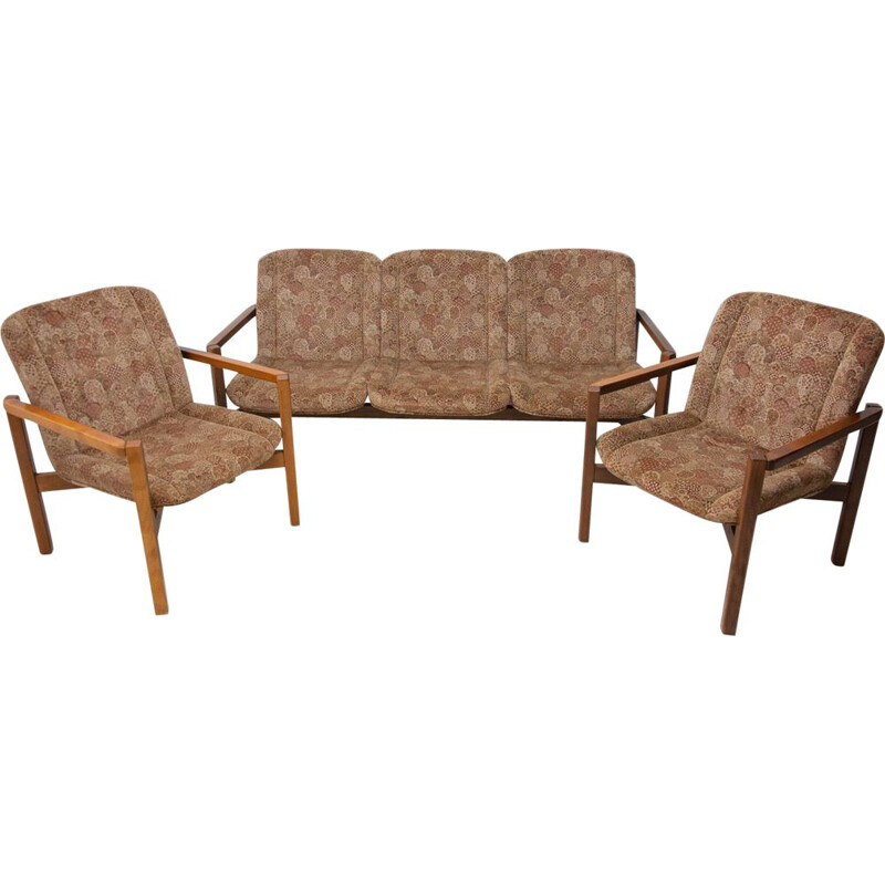 Vintage seating group Czechoslovak 1980s