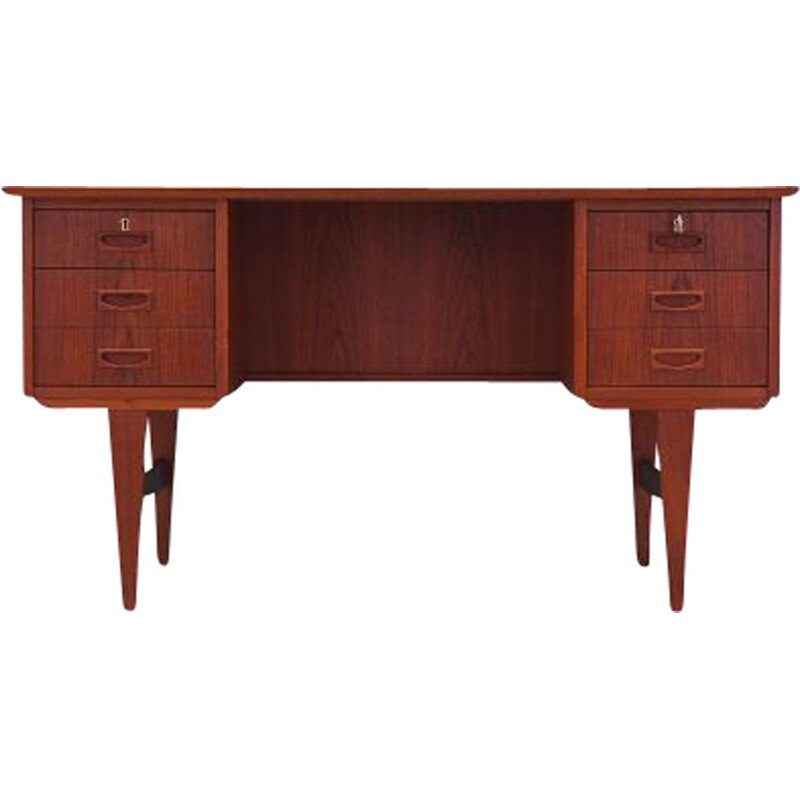 Vintage Teak desk Denmark 1970s