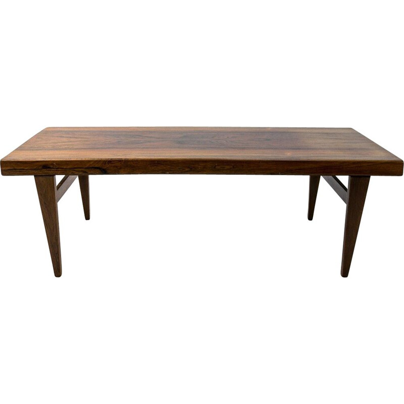 Vintage Extendable rosewood Coffee table Scandinavia 1960s